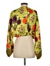 Boteh Green Long Sleeve Blouse Size 2 - photo 2
