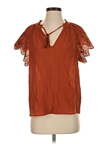 Chelsea & Theodore Short Sleeve Blouse (view 1)