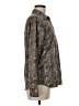 Chaps 100% Cotton Animal Print Brown Long Sleeve Blouse Size M - photo 4