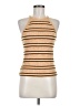 Pink Rose Yellow Tank Top Size M - photo 1