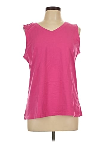 Christopher & Banks Sleeveless T-Shirt (view 1)