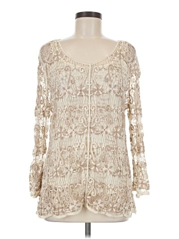 Roz & Ali Long Sleeve Blouse (view 1)