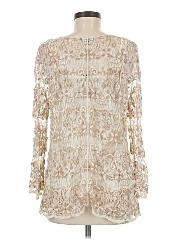 Roz & Ali Long Sleeve Blouse (view 2)
