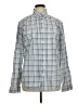 Express Checkered-gingham Blue Long Sleeve Button-Down Shirt Size XL - photo 1