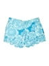 Lilly Pulitzer 100% Cotton Floral Blue Shorts Size 00 - photo 1