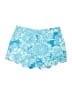 Lilly Pulitzer 100% Cotton Floral Blue Shorts Size 00 - photo 2
