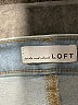Ann Taylor LOFT Stripes Blue Jeans Size 26 waist (petite) - photo 7