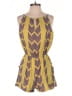 City Triangles Chevron-herringbone Yellow Romper Size S - photo 1