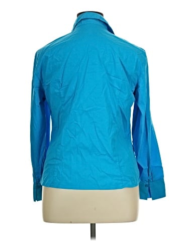 Jennifer & Grace 3/4 Sleeve Button-Down Shirt (view 2)