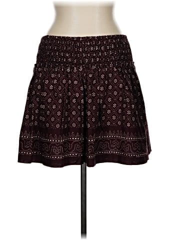 Madewell Ruffled Mini Skirt in Paisley Cotton Voile (view 1)
