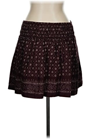 Madewell Ruffled Mini Skirt in Paisley Cotton Voile (view 2)