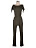 Derek Heart Solid Green Jumpsuit Size M - photo 1
