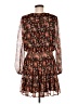 Easel 100% Polyester Floral Brown Casual Dress Size M - photo 2