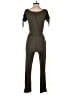 Derek Heart Solid Green Jumpsuit Size M - photo 2