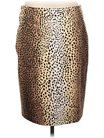 Pamela McCoy Faux Leather Skirt (view 1)