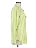 Calvin Klein Stripes Green Long Sleeve Blouse Size M - photo 4