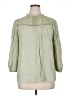 Peach Green 3/4 Sleeve Blouse Size 1X - photo 1