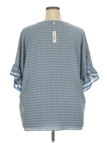 Max Studio 3/4 Sleeve Blouse (view 2)