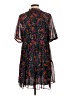 CeCe 100% Polyester Floral Black Casual Dress Size L - photo 2