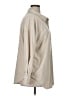 Unbranded 100% Polyester Solid Tan Ivory Long Sleeve Blouse Size XL - photo 4