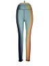 Splits 59 Color Block Blue Yoga Pants Size L - photo 1