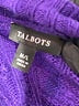 Talbots Purple Poncho Size Med - Lg - photo 7