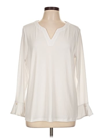Susan Graver Long Sleeve T-Shirt (view 1)