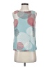 Renee C. 100% Polyester Blue Teal Tank Top Size S - photo 1