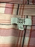 True Craft 100% Cotton Plaid Tan Long Sleeve Button-Down Shirt Size L - photo 7