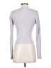 Stradivarius Gray Long Sleeve Top Size S - photo 2