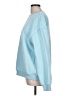 Unbranded Solid Blue Sweatshirt Size L - photo 5