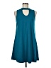 Mudd Solid Teal Casual Dress Size M - photo 1