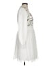 Simplee 100% Polyester White Cocktail Dress Size M - photo 4