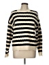 LNA Stripes Ivory Pullover Sweater Size L - photo 1