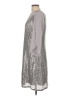 Grace Karin Metallic Silver Cocktail Dress Size L - photo 5