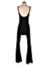 Qinsen Solid Black Jumpsuit Size M - photo 2