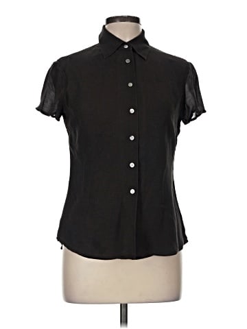 Brooks Brothers Short Sleeve Silk Top (view 1)