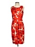 J.Crew 100% Polyester Tie-dye Red Cocktail Dress Size 4 - photo 1