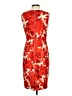 J.Crew 100% Polyester Tie-dye Red Cocktail Dress Size 4 - photo 2
