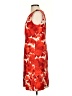 J.Crew 100% Polyester Tie-dye Red Cocktail Dress Size 4 - photo 5