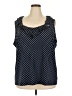 Chaps Blue Sleeveless Blouse Size 3X - photo 1