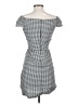 Aqua Houndstooth Gray Casual Dress Size XS - photo 2