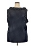 Chaps Blue Sleeveless Blouse Size 3X - photo 2
