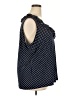Chaps Blue Sleeveless Blouse Size 3X - photo 4