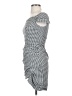Aqua Houndstooth Gray Casual Dress Size XS - photo 5