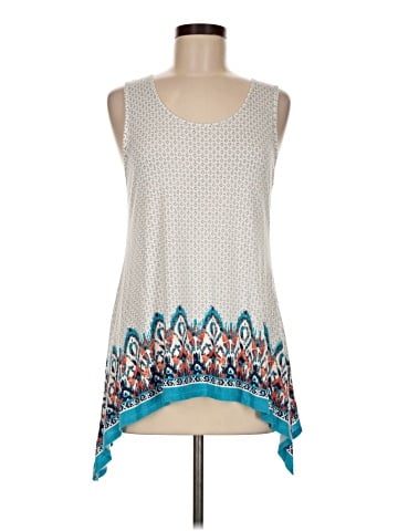Rose + Olive Sleeveless Top (view 1)