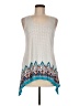 Rose + Olive Ivory Sleeveless Top Size M - photo 1