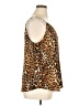 Express 100% Polyester Brown Sleeveless Blouse Size XL - photo 4