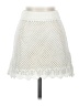 Unbranded 100% Polyester Solid White Ivory Casual Skirt Size S - photo 1