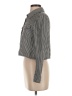 Zara Houndstooth Black Long Sleeve Blouse Size XS - photo 5